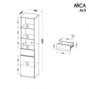 Stelāža Arca 03