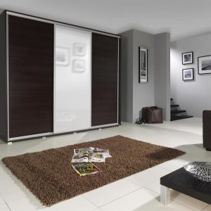 Skapis ar spoguli Silver