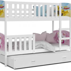 Divstāvu gulta TAMI 3 MDF grafika
