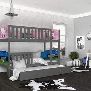 Divstāvu gulta TAMI 3 MDF grafika