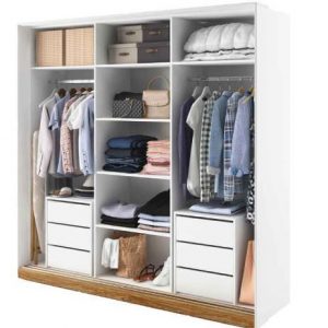 ID-01-4a Skapis ar bīdāmām durvīm un spoguli IDEA ID01