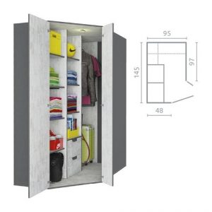 Stūra skapis NANO NA 1 L/P