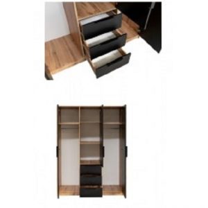 Skapis ar spoguli BALI LUX 3D3S